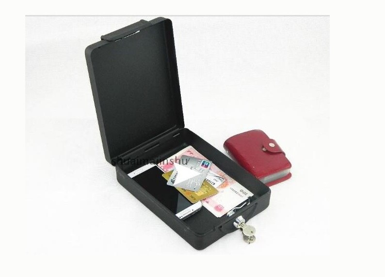 Mini voiture en métal Double assurance coffre-fort avec boîte de rangement en acier-corde