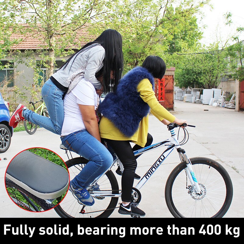 1PC vélo arrière coussin confortable vélo vélo doux coussin siège arrière adulte enfants cyclisme arrière support selle accessoires