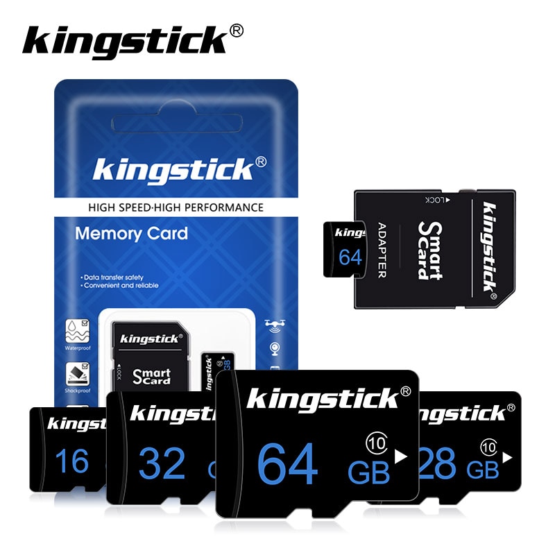 Kingstick Microsd Geheugenkaart 128Gb 64Gb 32Gb Micro Sd Kaart 8Gb 16Gb Flash Tf kaart Klasse 10 Cartao De Memoria