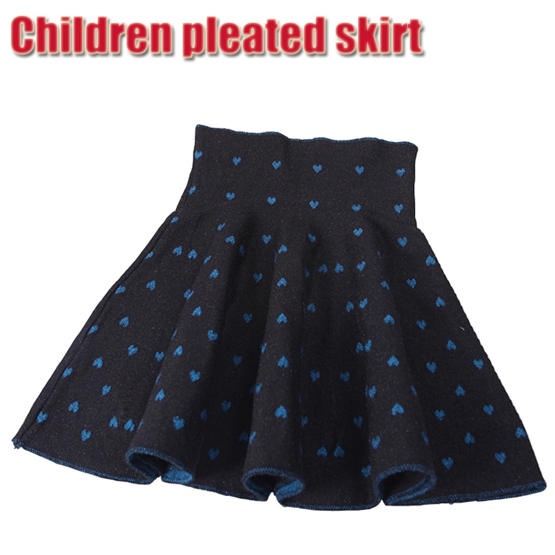 Fall Winter Luxe Gekleurde Gesponnen Garen Materiaal Plooirok Meisjes Prinses Rokken Tutu Meisje Breien Rok