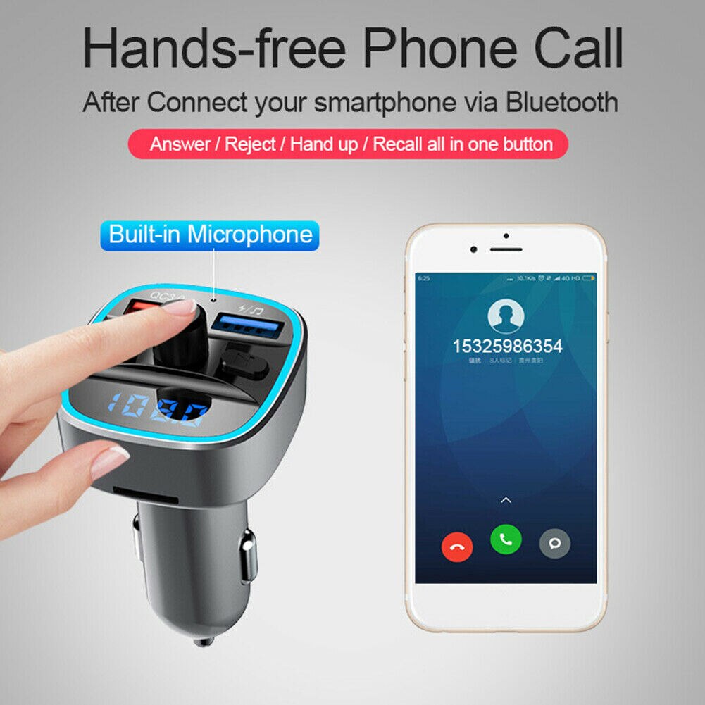AUX Car mp3 Bluetooth Bluetooth player Vehicle Universal Best Seller