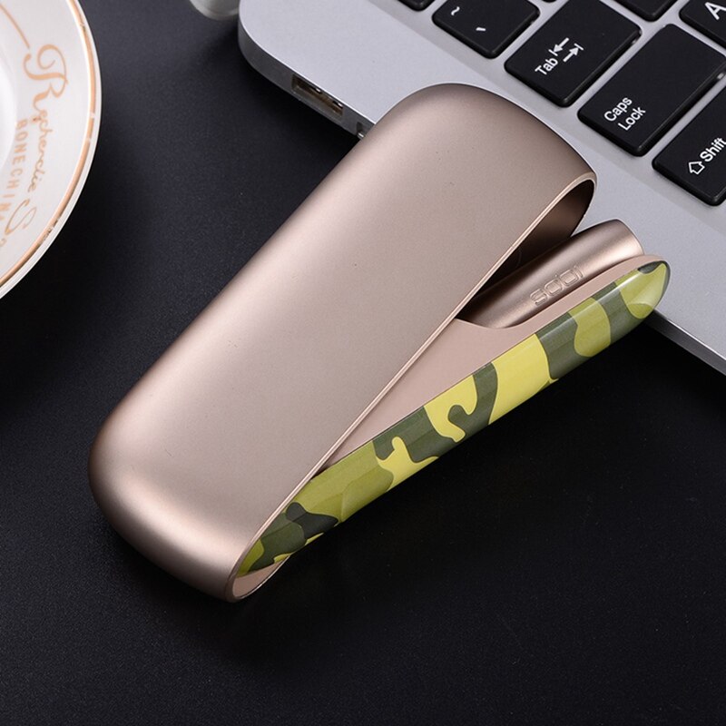 Neue Camo Stein Austauschbare Magnetische Kappen Äußehe Fällen Vape Seite Abdeckung fallen Für IQOS 3