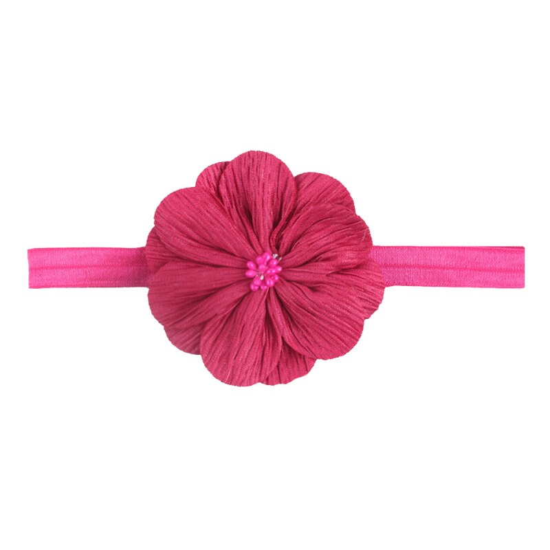 Baby Wellenförmige Falten Stirnband freundlicher Stirnband Neugeborenen Bogen Bandana Kind Foto Haar Zubehör Requisiten freundlicher Kopf Blume