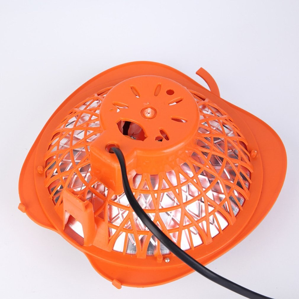 Winter Mini Solar 6 Inch Cartoon Electric Heater Office Desktop Heater Small Heater Fan Orange