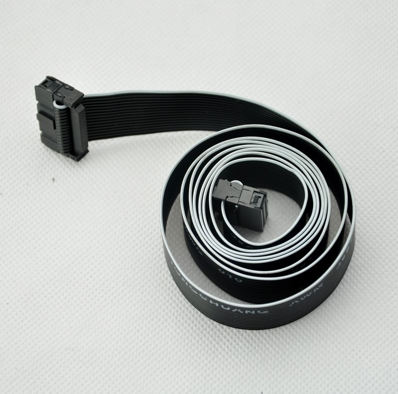 Wanhao Spare Part D6 Black Ribbon Cable 1.5m, Extruder Data Cable Replacement（different from D6plus)