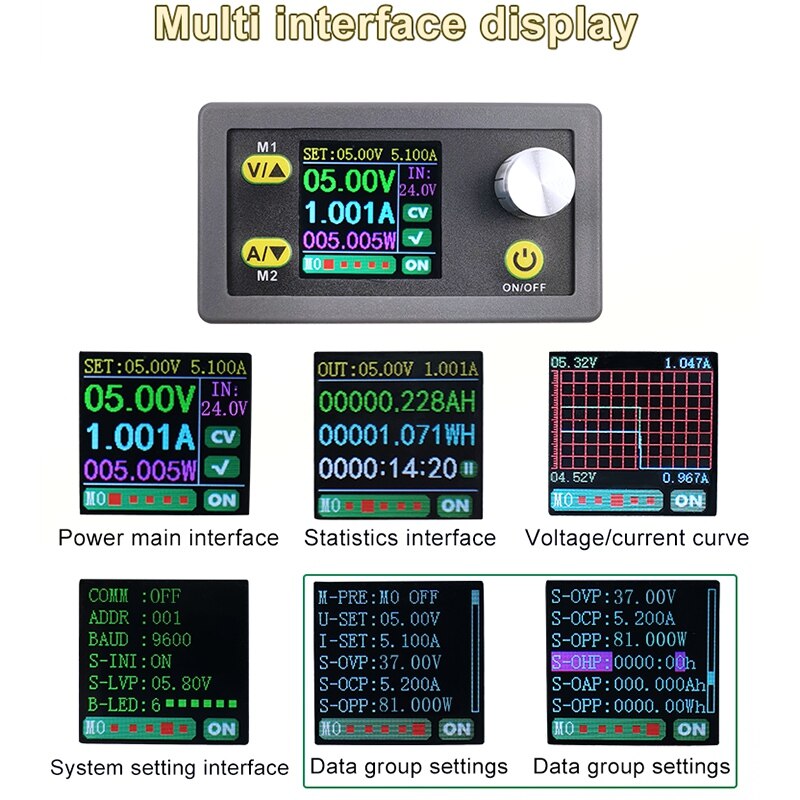 Adjustable Digital Control DC Regulated Power Supply LCD Display Constant Voltage Constant Current Rise and Fall Voltage