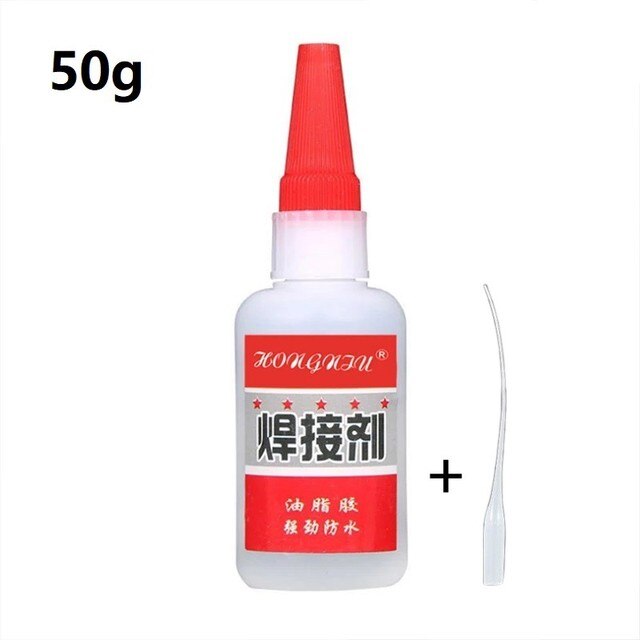 Colle à souder universelle pour plastique, bois, métal, caoutchouc, réparation de pneus, Kit de colle, Agent de soudage, adhésif puissant, 20g/50g: 50g