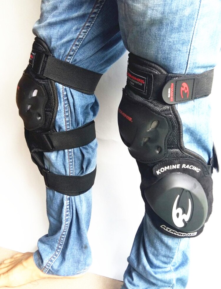 Motorcykel beskyttende knæskive til komine motocross racing dedikeret buet slibeblok slider racing plus bøj knæpude