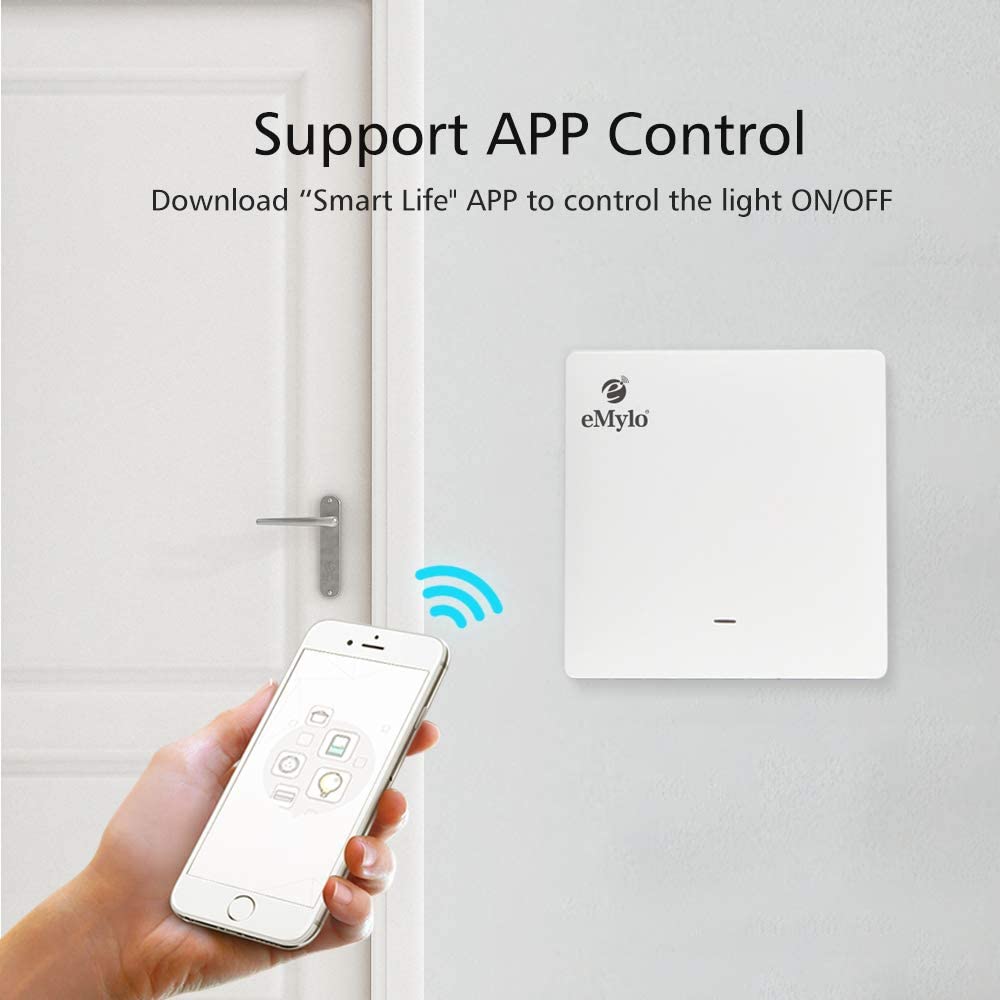 EMylo Zigbee luz WiFi inteligente interruptor de palanca de cambio de trabajo con la ZigBee Central cuenta regresiva de la función de Control de voz 1