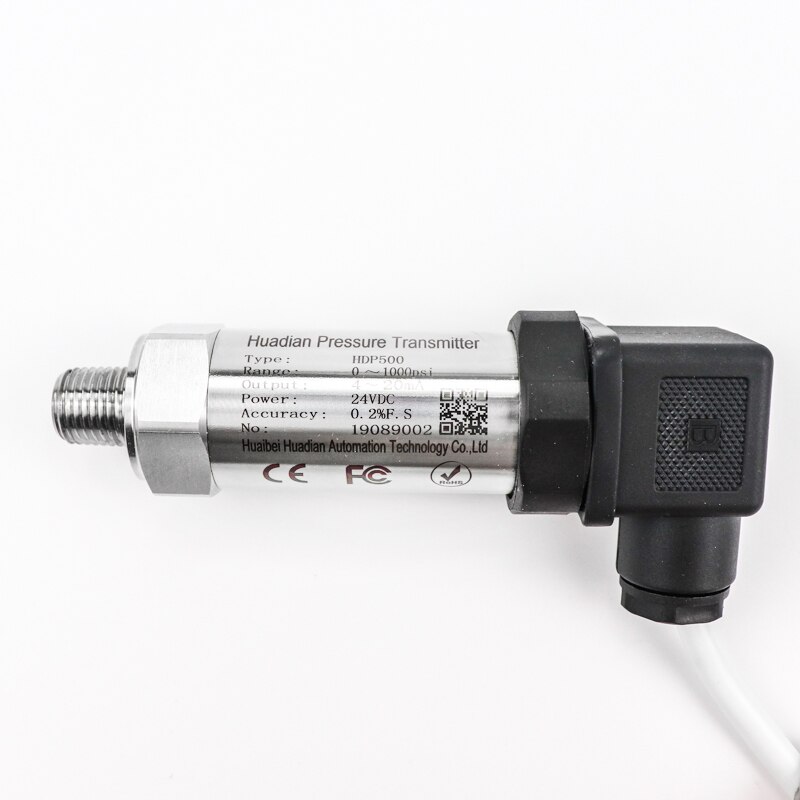 4-20mA Pressure Transducer Sensor 24V Pressure Transmitter Pressure Transducer Sender with G1/4 Connector(0-0.2MPA)