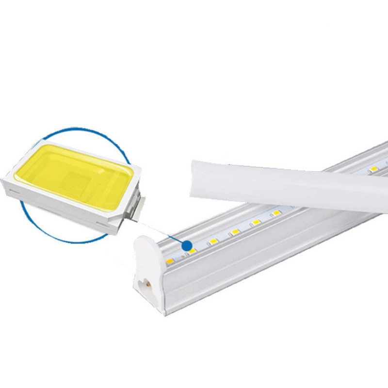 Tubo LED T5 T8 luz integrada 30cm 60cm LED tubo fluorescente lámpara de pared color bombilla Lampara 220V