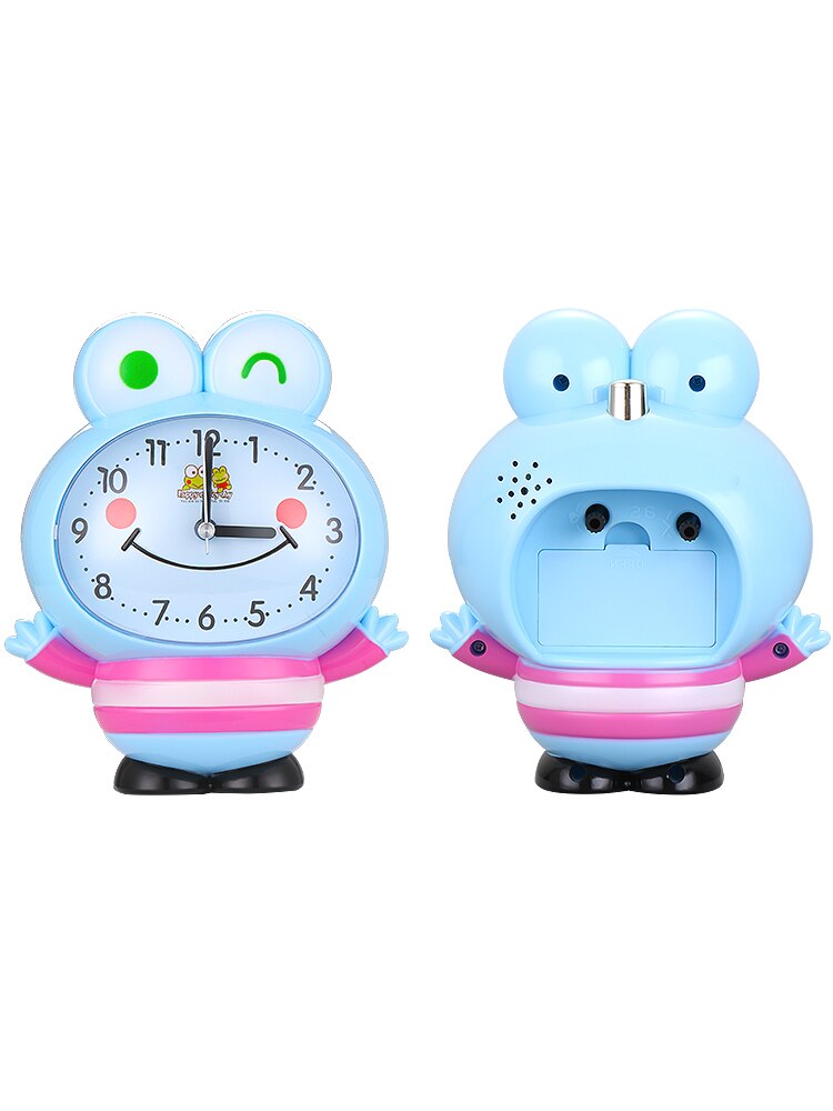 Children's Alarm Clock Special Cartoon for Students Can Speak Mute Night Light Sound, Super Large Intelligent Electronic