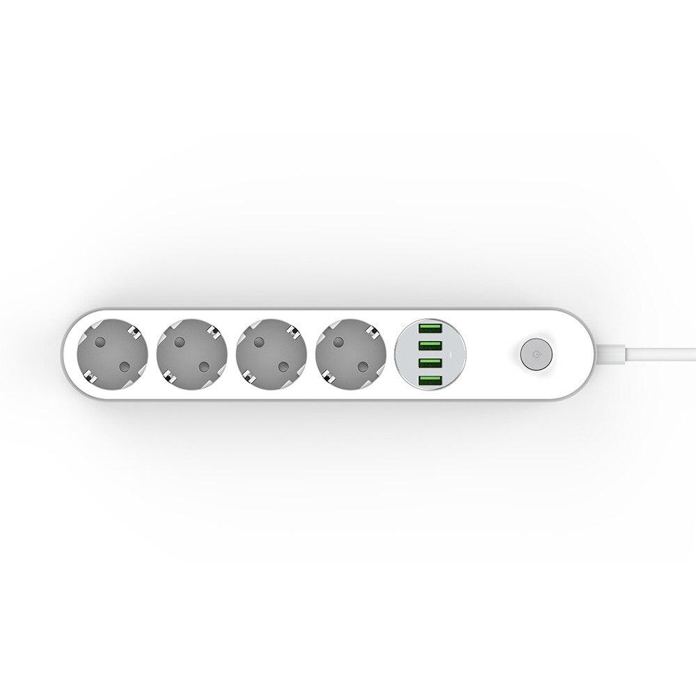 Multi Stopcontact Usb-verlengsnoer, stekkerdoos, ,4 multi-usb-laders... – Grandado