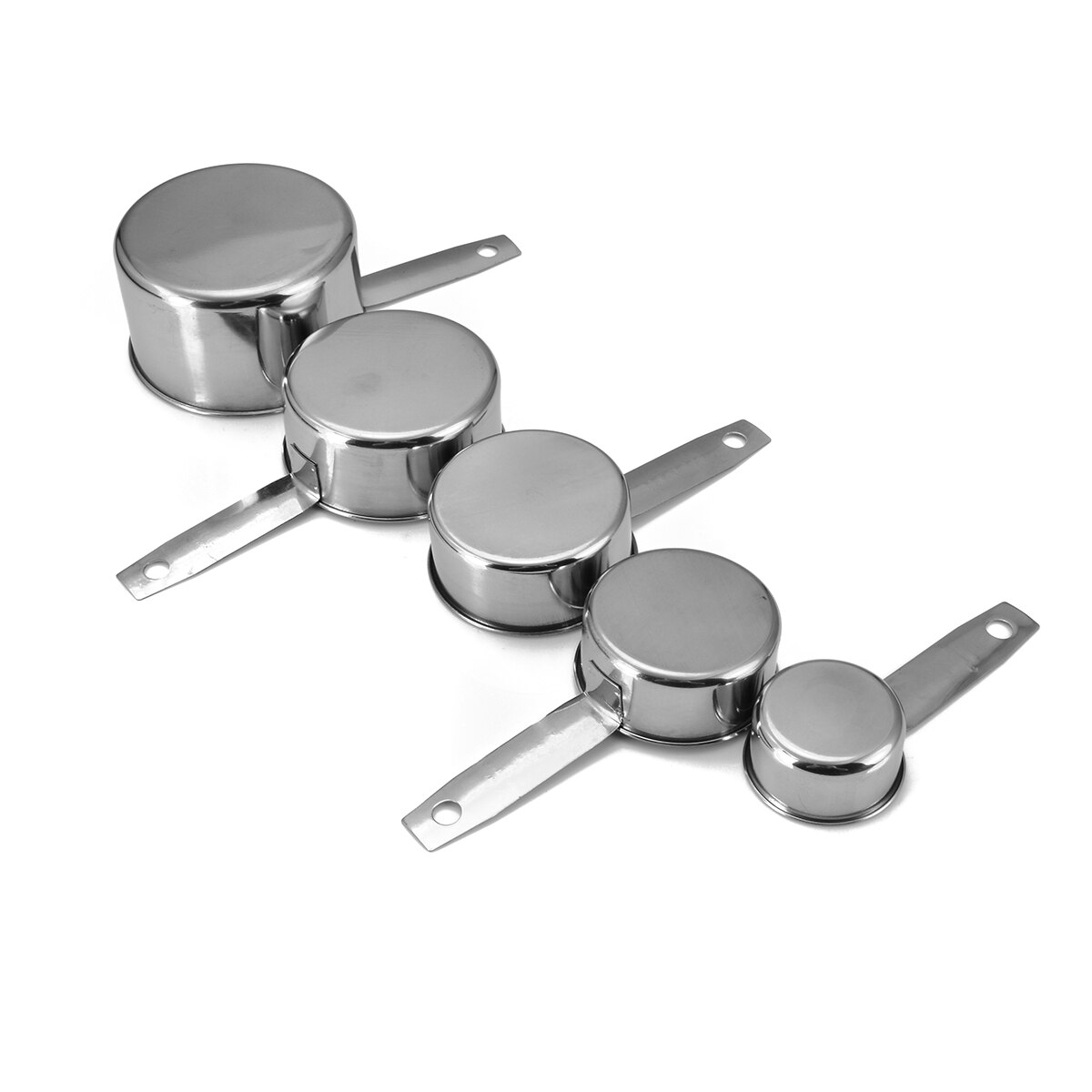 Practical Kitchen Measuring Cups Spoons Kit Set Stainless Steel Measuring Spoons Tool for Baking Cooking Durable Multi