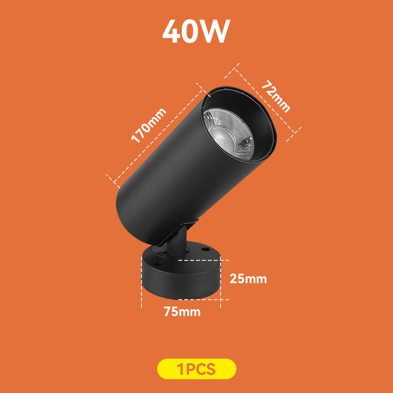 LED-Spot Down light LED-Scheinwerfer faltbar 220V 40W für Wohnzimmer Leuchte Decken leuchte für zu Hause Küche Innen schlafzimmer: S / Blau
