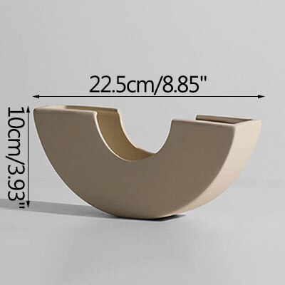 Bloemstuk Desktop Nordic Stijl Licht Luxe Kleine Keramische Vazen Decoratie Ornamenten Home Decoratie Accessoires: J