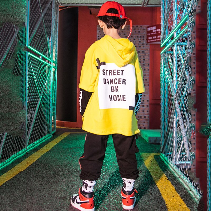 Ballroom Moderne Dans Kleding Hip Hop Dance Kostuums Voor Jongens Street Dance Show Slijtage Prestaties Rave Kleding DQS3631