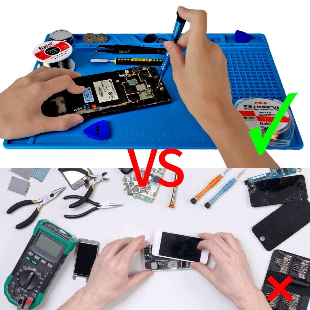 Heat Insulation Mat Heat-resistant BGA Soldering Station Hairdryer Repair Tool Insulation Pad Insulator Pad Maintenance Platform