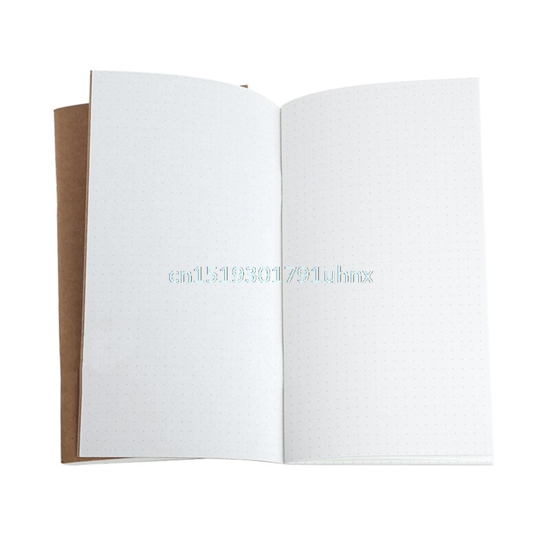 Cuaderno de papel Kraft Libreta de Cuentas Dot Journal diario Bloc de notas papelería de página en blanco