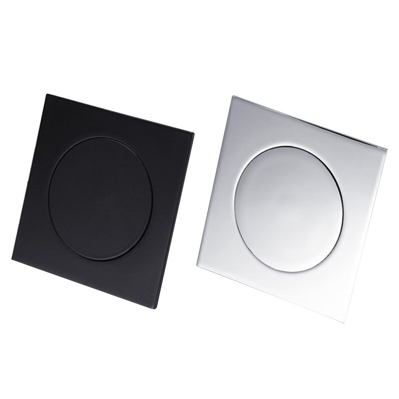 Bouncing Floor Drain Pop Up Foot Brass Chrome Anti-odor Bath Square Drains for Home Kitchen Bathroom Clogging Proof GXMA