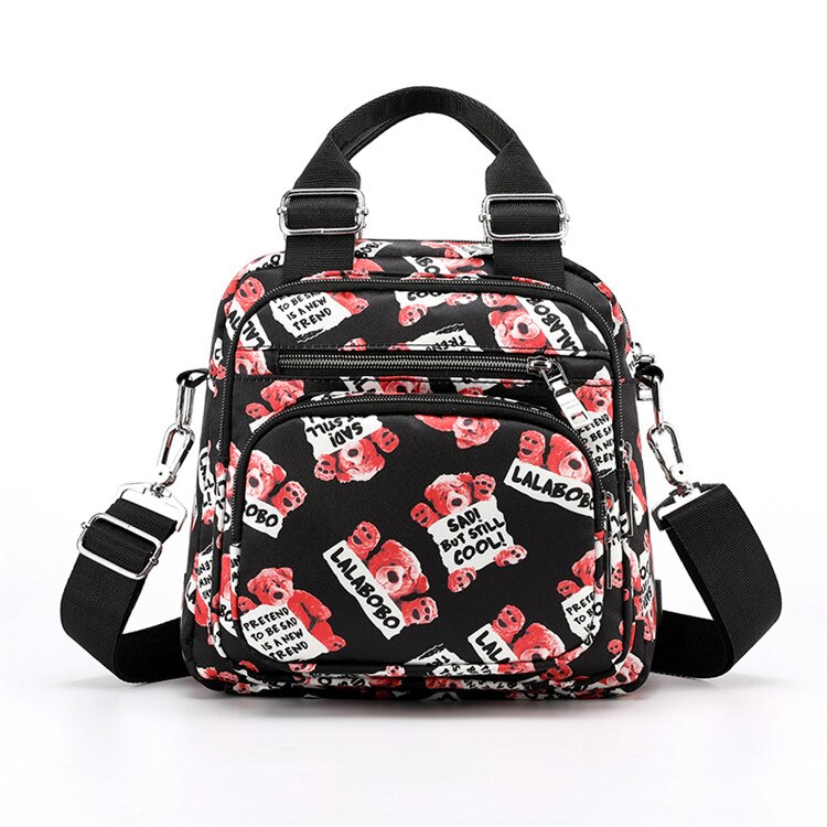 Sacs à main graphiques pour femmes, 6 nouvelles sacoches à bandoulière en Nylon, bourse de , utilisation multifonction: Small Bear