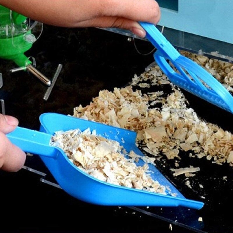 Mini recogedor de polvo y cepillo para conejillo de indias, limpiador de hámster, suministros de erizo, escoba pequeña y polvo para hámster y cama