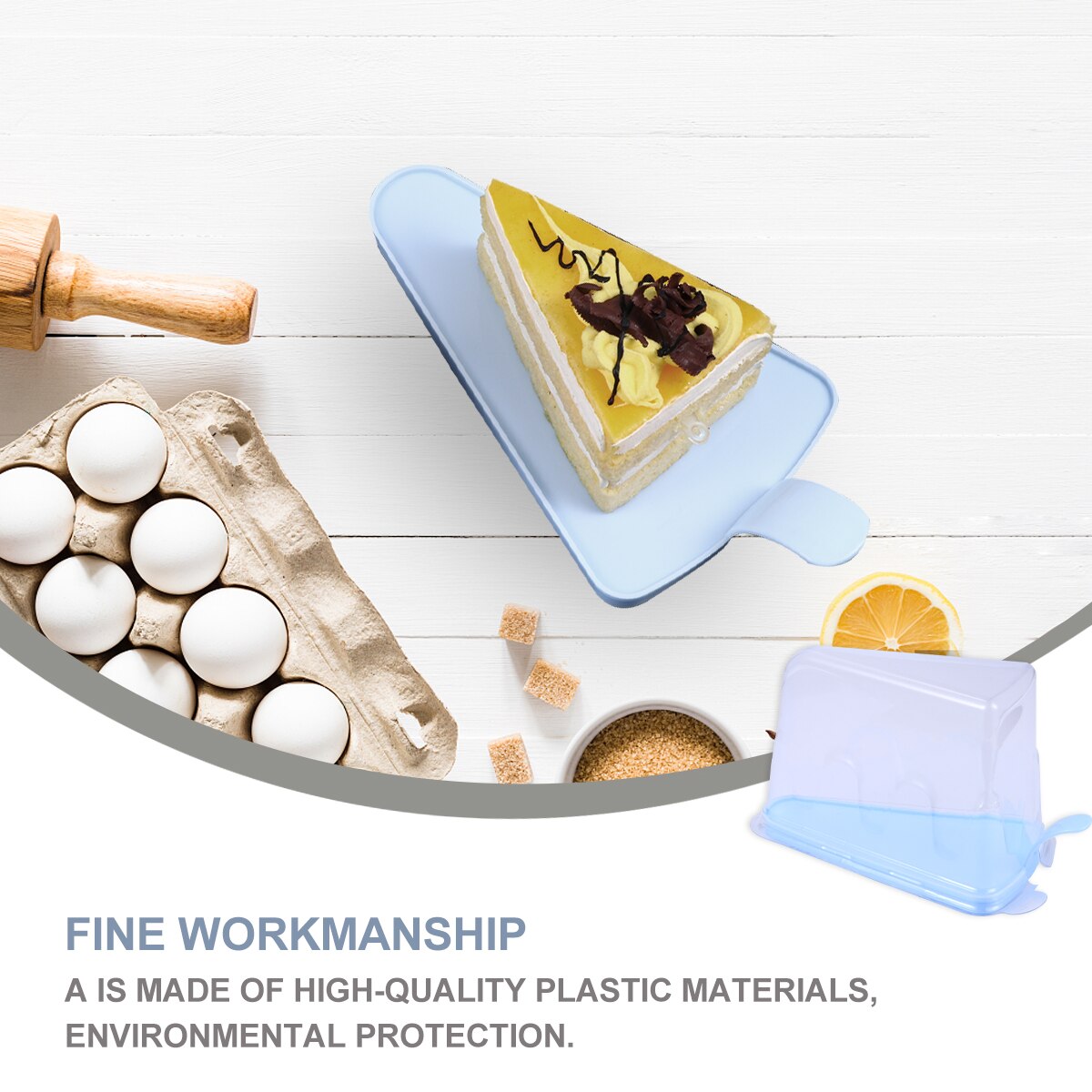 20pcs Exquisite Dessert Packaging Box Small Triangle Cheesecake Box Slice Cake Container Triangle Pie Holder Baking Accessories