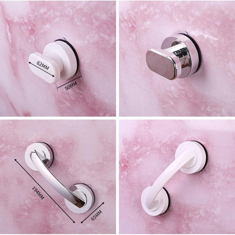 Kraftig sugekopp armlener veggmontert badekar håndløper sikkerhet håndtak til gamle mennesker håndtak på badet