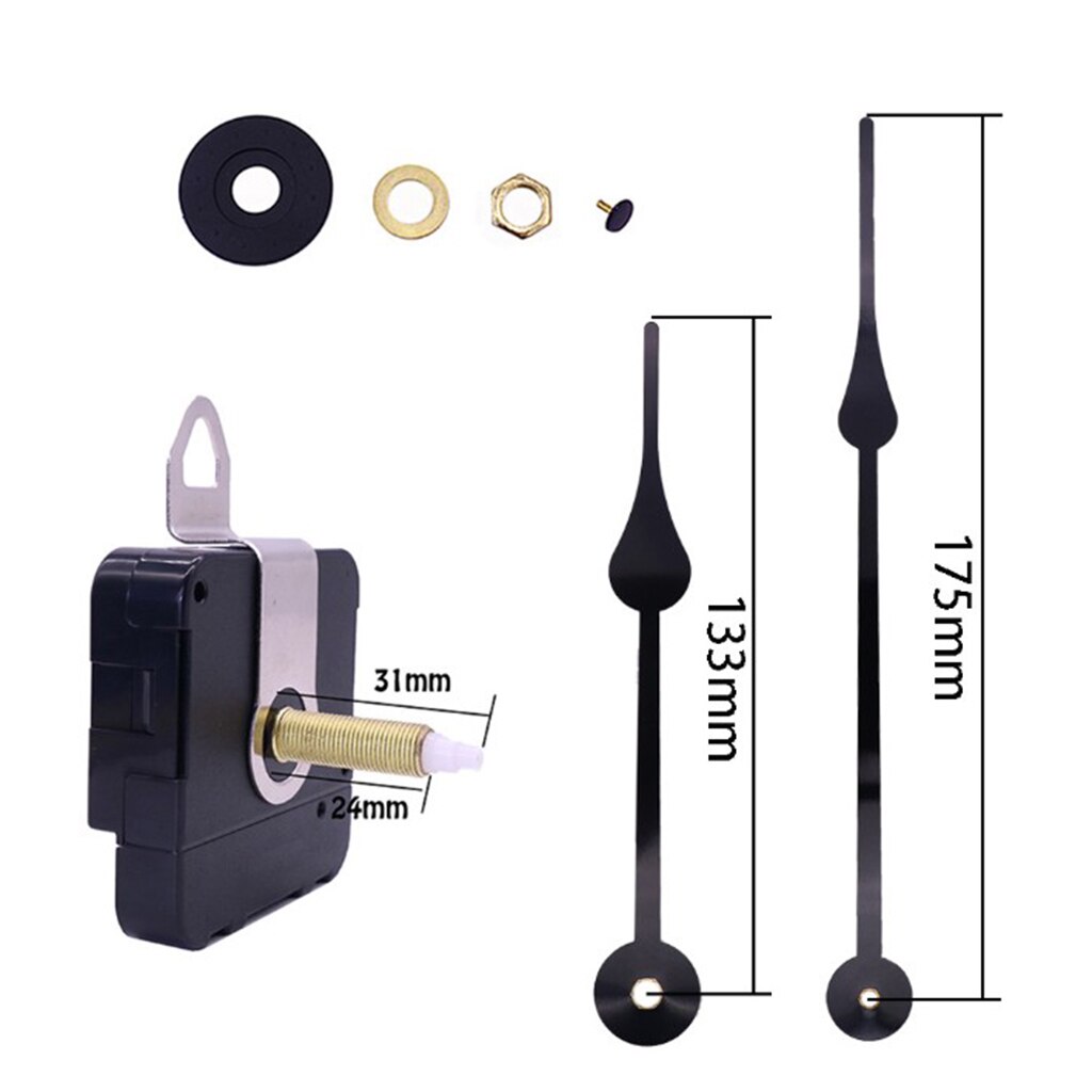 Quartz Wall Clocks Long Shaft Clock Movement DIY Wall clock accessories Home Decoration