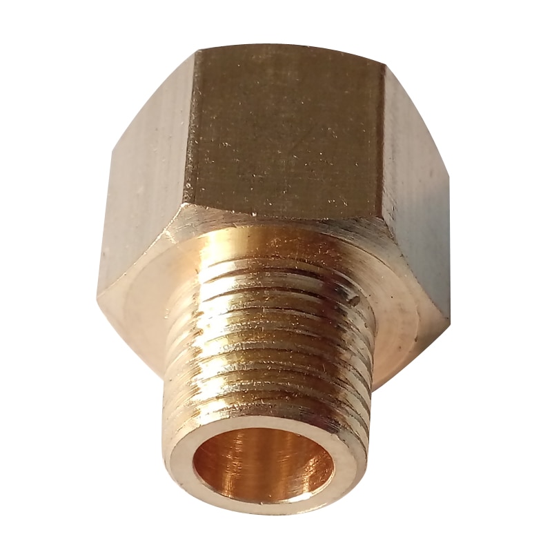 BSP-NPT Adapter 1/8 "Bspt 1/8" Vrouwelijke NPT Messing Pijp Euro naar US Manometer Adapter
