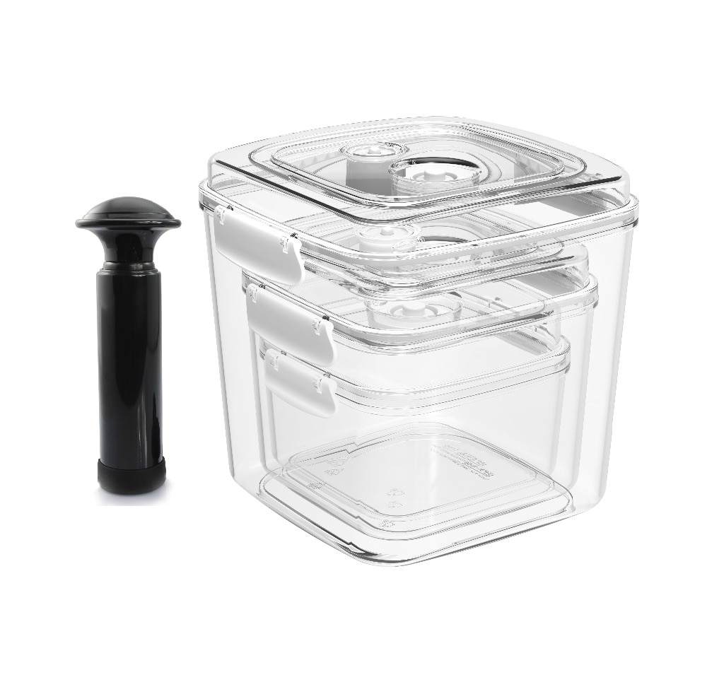 Selling the best cost-effective products vacuum plastic square food storage container Air tight fresh Canisters