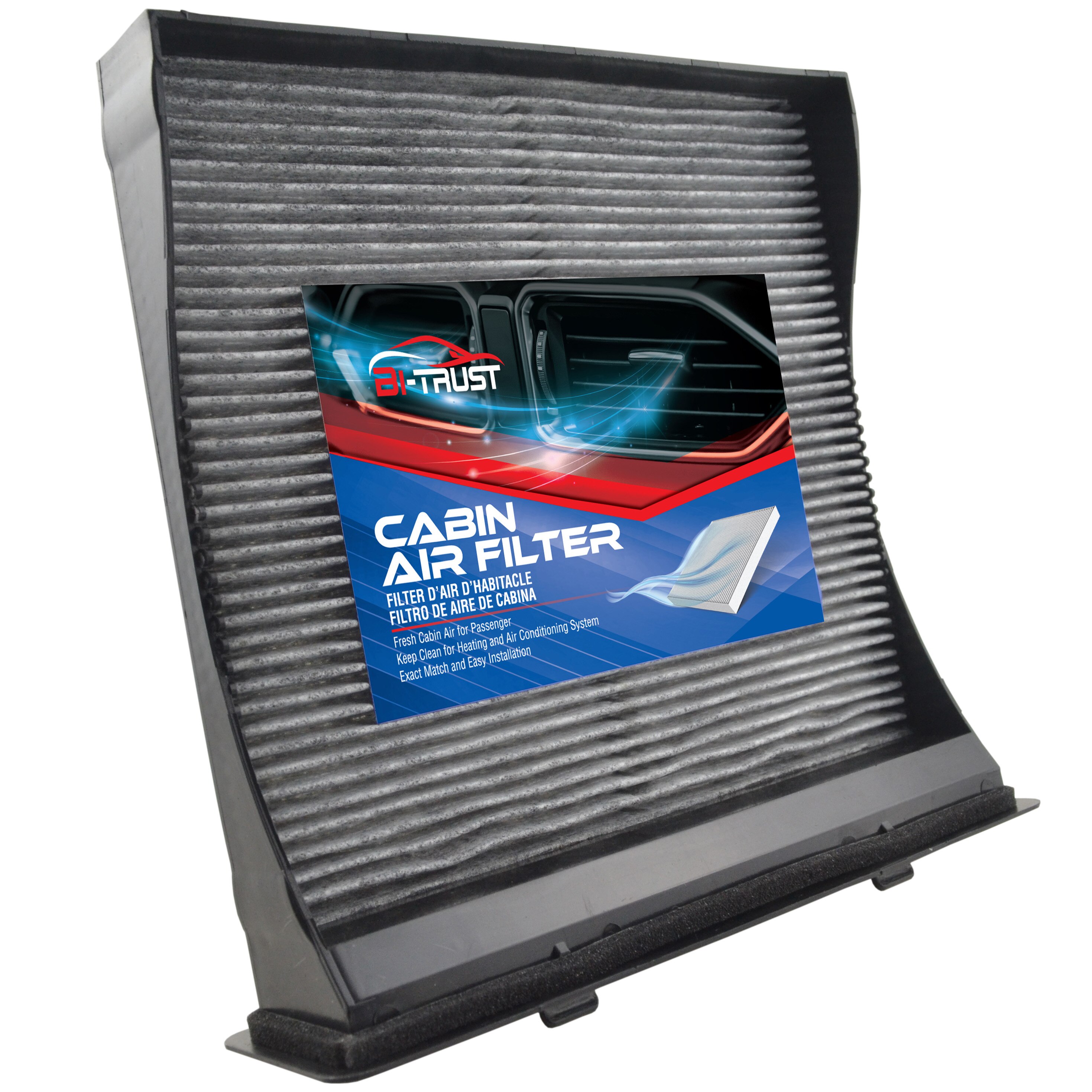 Bi-Trust Cabin Air Filter Activited Carbon for Subaru Crosstrek Forester Impreza WRX XV Crosstrek 72880-FG000