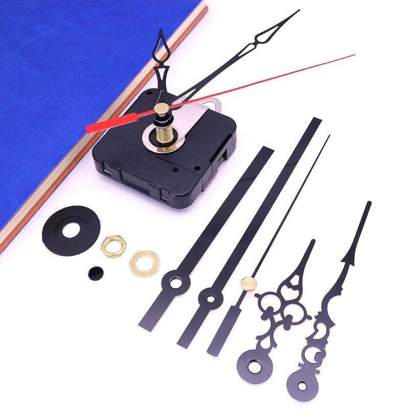 Silent Quartz Clock Movement Long and Short Shaft Clock Mechanism with Hands Battery Powered Wall Clock Mechanism Parts