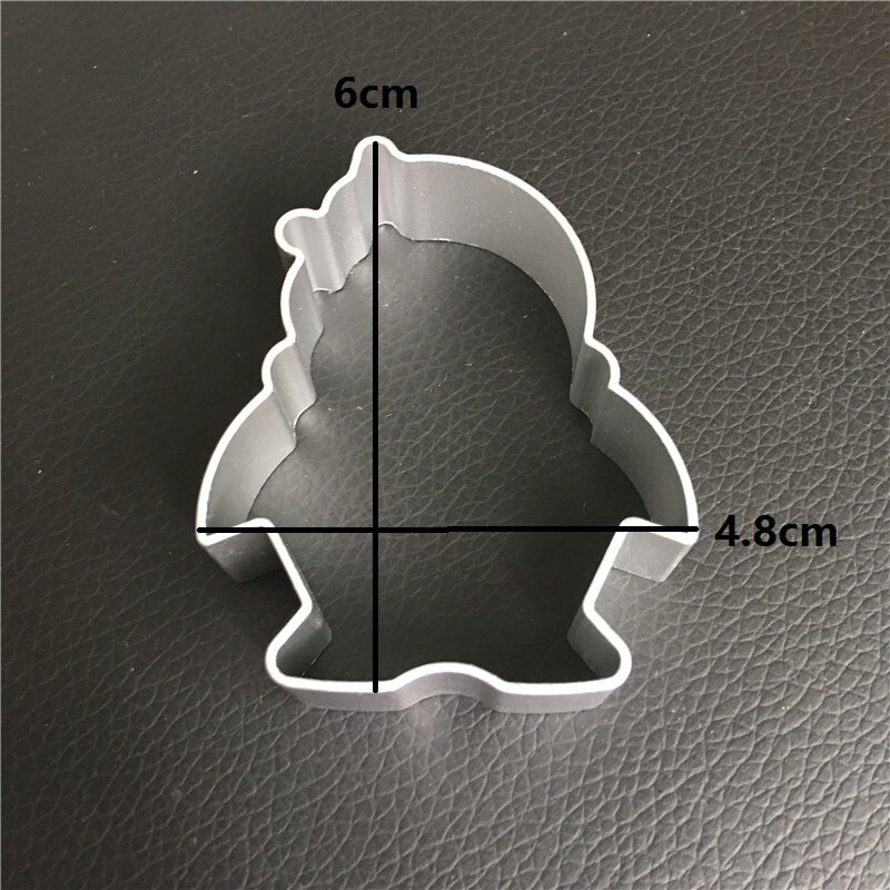 1pc olika kakformar av metall kakskärare i aluminiumlegering kexform för kakor: 58