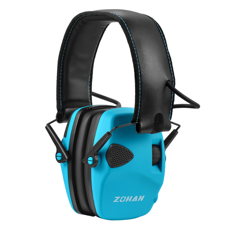 ZOHAN – casque antibruit électronique pour prise de vue, réduction Active du bruit, Protection auditive avec Amplification sonore 4X: TRANSPARENT