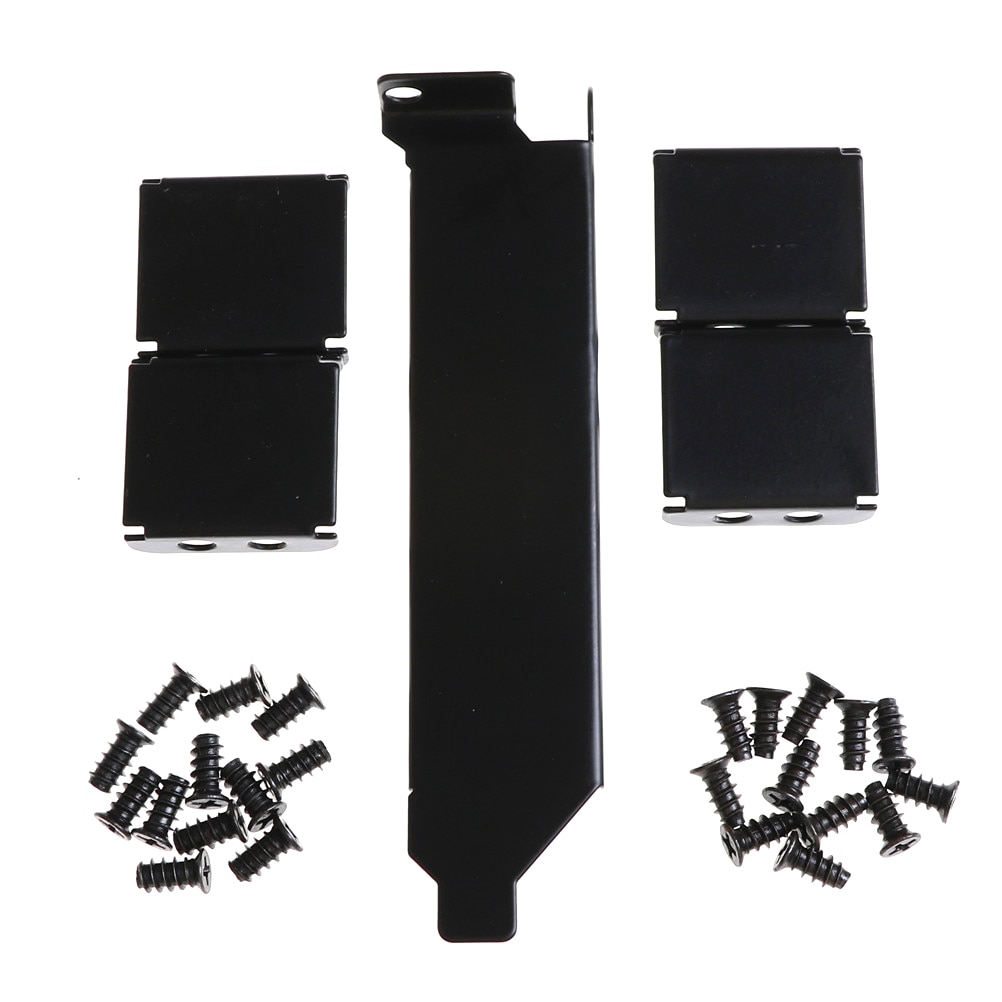 1 Set Dual Fan Mount Rack PCI Slot Bracket For Video Card 8cm/9cm Fan 3 Fans Mount Rack PCI Slot Bracket Fan Connectors