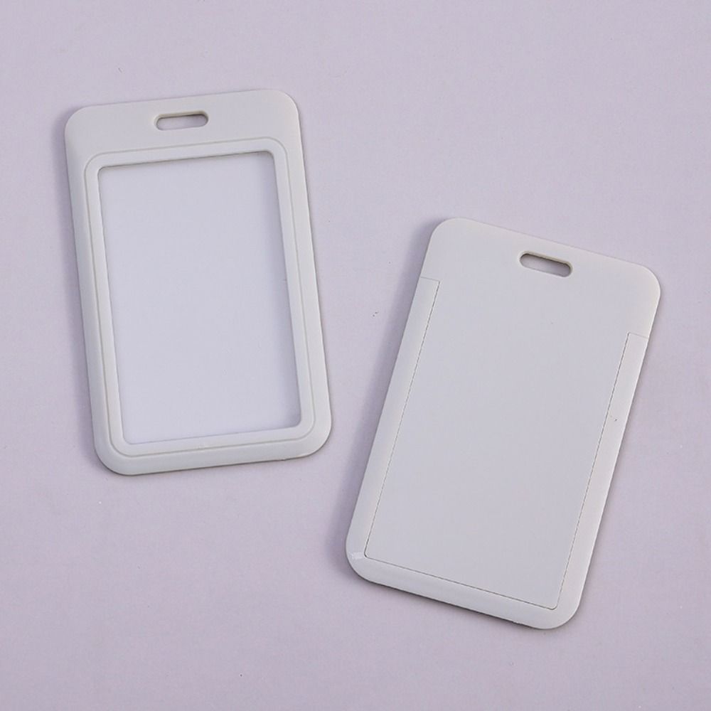 Tarjetero de plástico para estudiantes, funda bonita para tarjetas de crédito