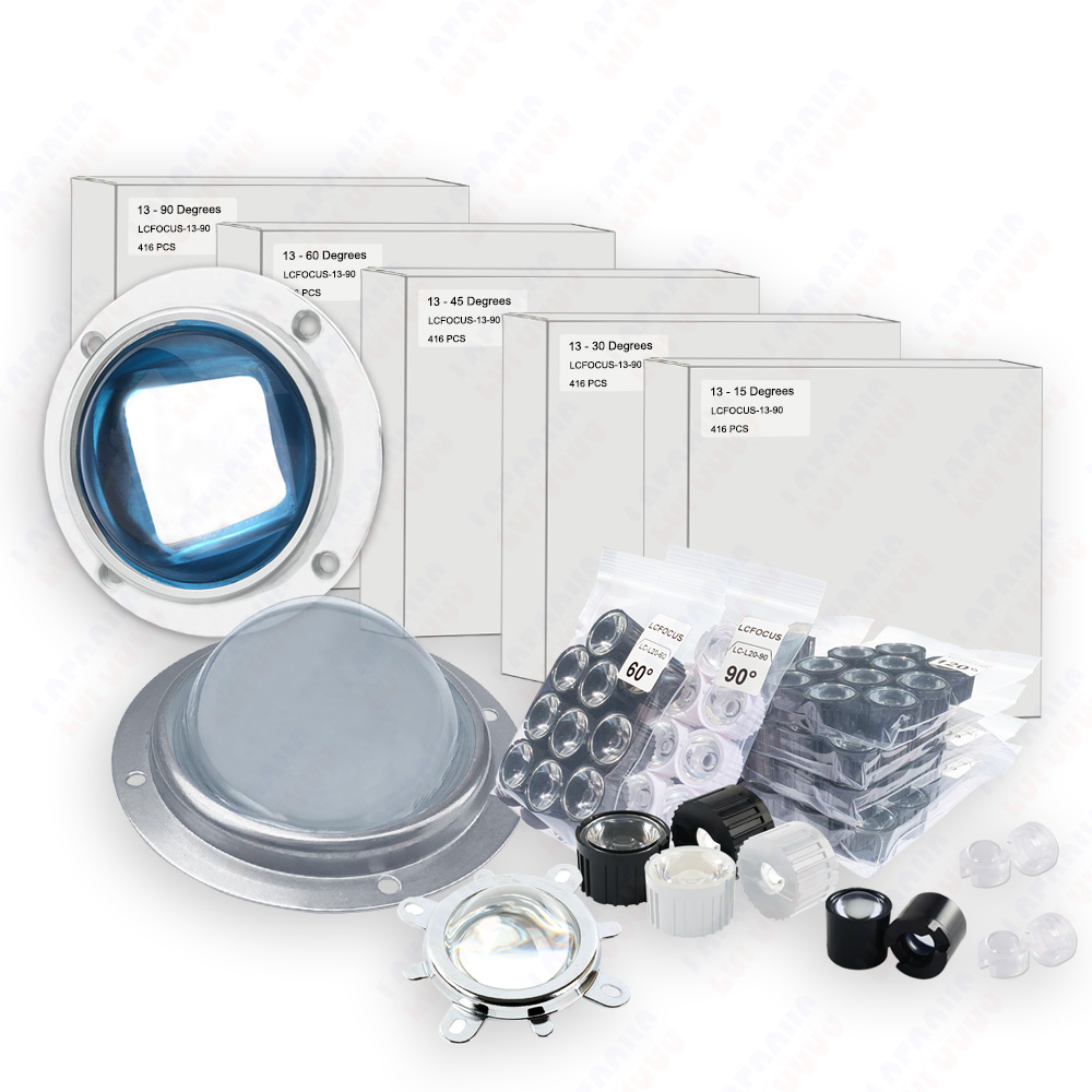 30 45 60 90 120 grad LED Objektiv Optische Glas 67mm + Reflektor Kollimator + Feste Halterung Für 20W 30W 50W 100W High Power Chip