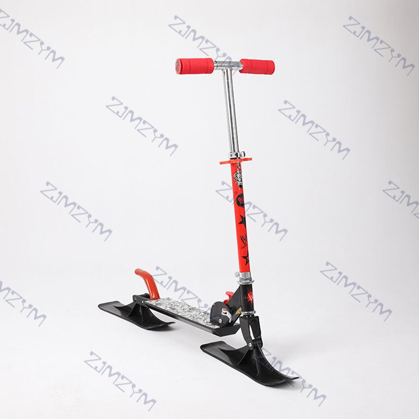 Portable planche à roulettes luge Snowboard pour enfants hiver neige Ski traîneau Scooter Snowboard équitation outils pièces de rechange universelles