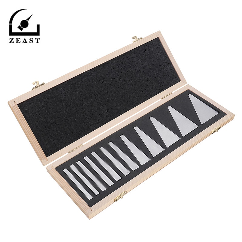 12pcs Precisie Hoek Blokken Set 1/4 tot 30 Graden Gauge Frezen Machinist Draaibank Gereedschap