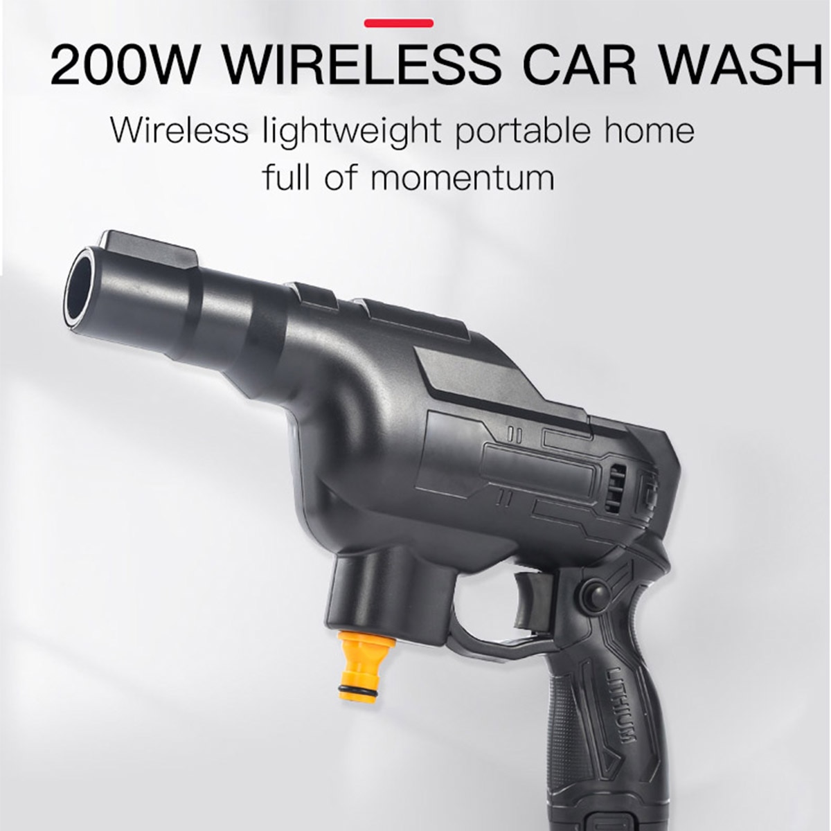 Portable 12V Cordless Car Washer High Pressure Cleaner Car Washing Machine Auto Garden Home Cleaning Tools With Lithium Battery