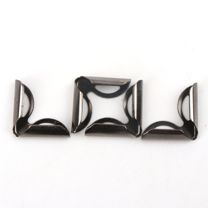Coins métalliques pour livres, Albums photos, Menus, protège-coins, artisanat en métal, ornement, bricolage, dimensions 17x17x3mm, 40 pièces