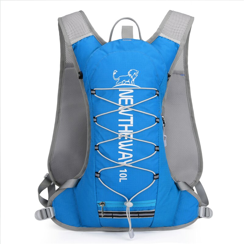NEWTHEWAY Bicycle Bike Bags 10L Portable Waterproof Road Cycling Water Bag Outdoor Sport Climbing Pouch Hydration Backpack: Blue