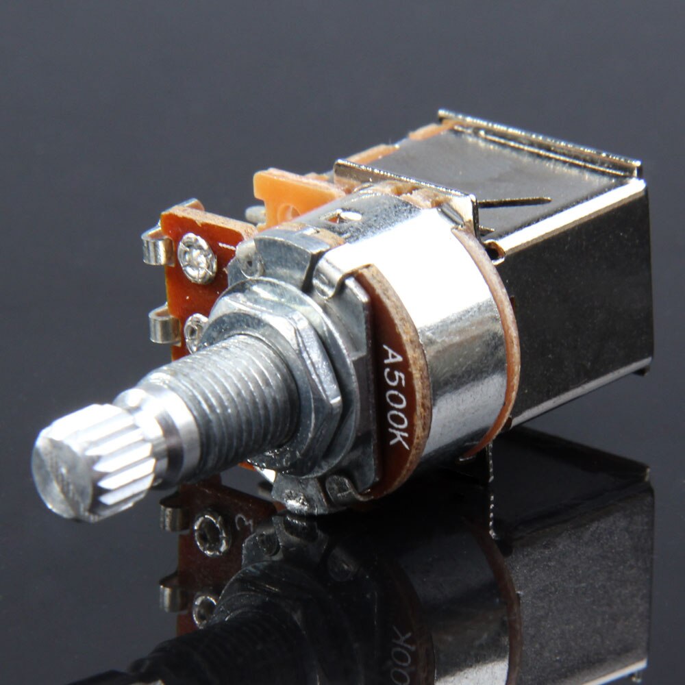 Push Pull Guitar Controle Pot Potentiometer Voor Elektrische Gitaar/Elektrische Bas Pickup Gitaar Deel Accessoires A500K/250K b500K/25K