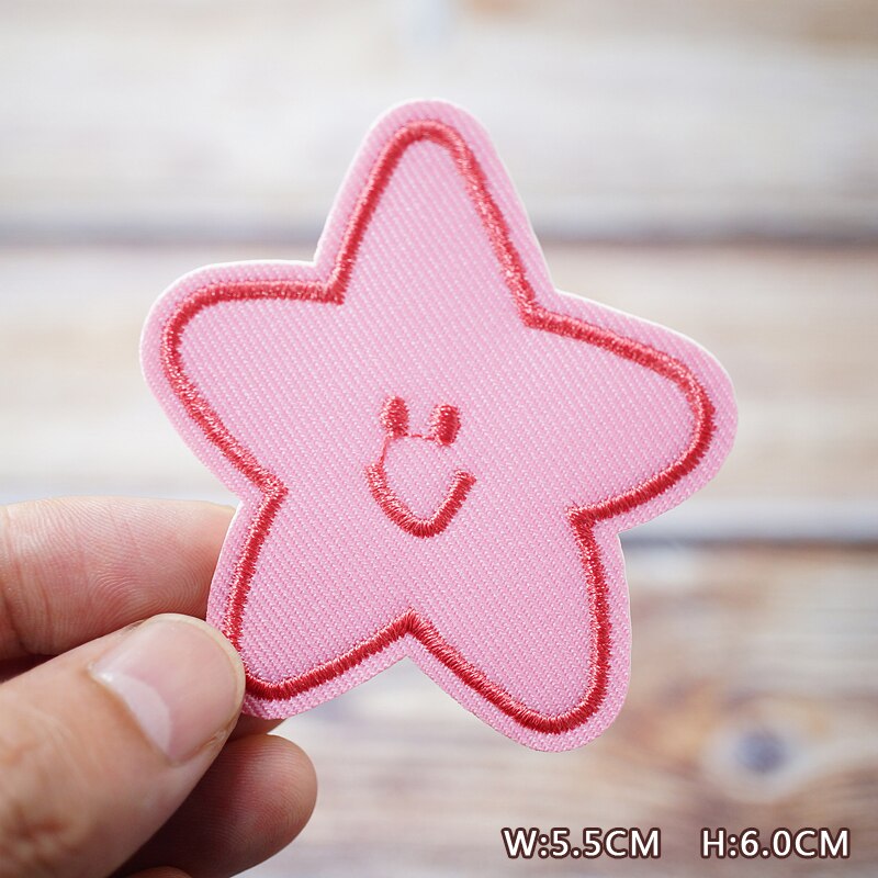 Patchs brodés HELLO HEART Cactus pour T-Shirt, autocollants pour vêtements et Jeans, Badges, BOOM, fille folle: 13