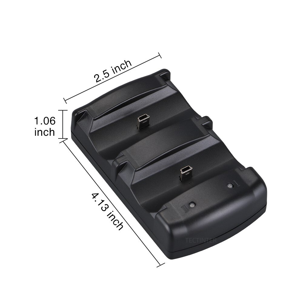 Dual Ladegeräte USB Dual Lade Powered Dock Ladegerät für PlayStation 3 für Sony für PS3 Controller Navigation