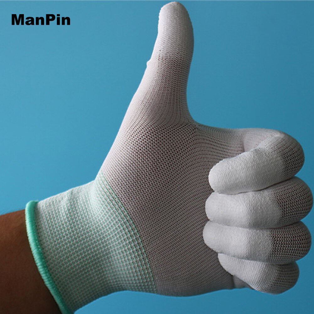 Guantes de fibra de carbono para reparación de pantalla de teléfono móvil, protectores de manos antiestáticos, ESD para dedos pintados, tabletas y teléfonos móviles