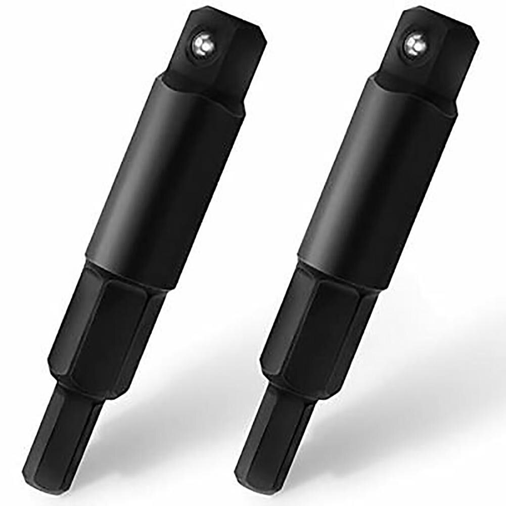 2pcs Wrench Hex Key Adapter 3/16in 5/16in Valve HVAC Condensing Unit Tool For Air Conditioning/Refrigeration Equipment Maintenan