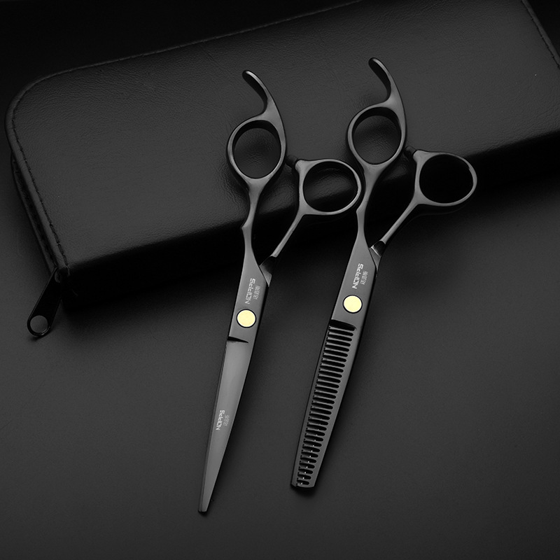 10 pcs hair cutting shears scissors set barber accessories barber tools salon equipment kappersschaar thinning accesorios cut