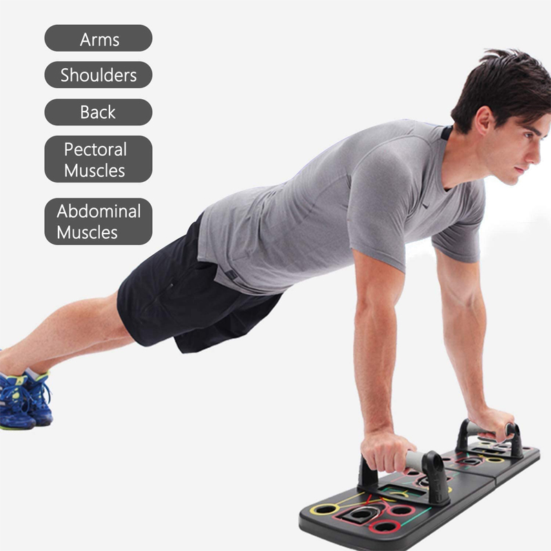 Push up board rack multifunktionel krop omfattende træningsstativ sammenfoldelig krop slankende træning gym system udstyr